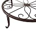 TYZ Metal Potted Plant Stand Floor Flower Pot Holder Decorative Pot Trivet Set of 3 (Brown)thumb 4