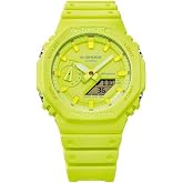 Casio G-Shock GA2100-9A9 Analog Digital Yellow Watch - Authorized Dealer