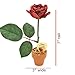 1st Year Paper Wedding Anniversary Red Rose – Paper Rose Gift – 7