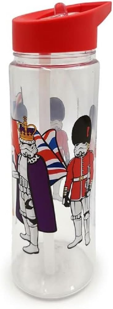 Puckator BOT208 Shatterproof Plastic Reusable 550ml Water Bottle - The Original Stormtrooper London