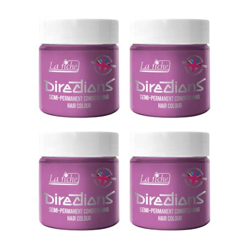 La Riche Directions Semipermanente Haarfarbe 100 ml Dose 4 Packung (Lavender)