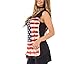 Xuan2Xuan3 Women Patriotic American Flag Camisole Tank Top Tee Vest Sleeveless Tunic T Shirt USA Independence Day Plus Size