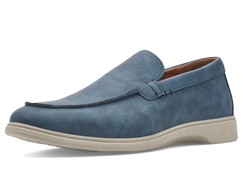 Deer Stags Porto Men’s S.U.P.R.O. Sock Dress Loafer - Navy - 12 Wide