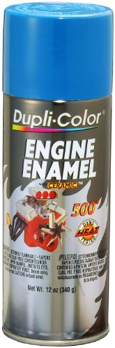 Dupli-Color DE1631 Ceramic Chrysler Corp. Blue Engine Paint - 12 oz.