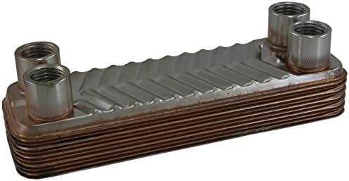 Duda Energy HX0510: F025 B3-5A 10 Plate Heat Exchanger 1/4" Female NPT, Degrees_Celsius, to Volts, Amps, (