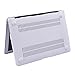 HDE MacBook Air 13 inch Case - Hard Shell Cover Keyboard Skin Fits Previous Generations A1466 A1369 (2008-2017) - White