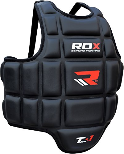 RDX Boxing Chest Guard MMA Body Protector Martial Arts Rib Shield Armour Taekwondo Training