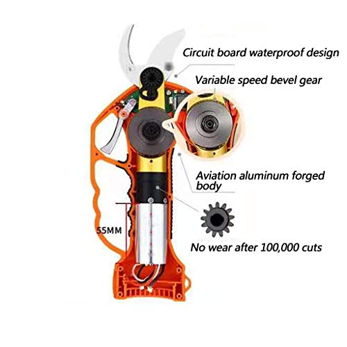 Elektrische Astschere Baumschere Professionelle Elektrische Astschere Wasserdichte SK5 Original Klinge aus… – Bild 7