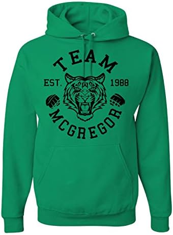 Team McGregor Tiger Hooded Sweatshirt (2XL, Green)