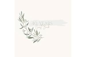 40th Birthday Guest Book: keepsake & memory book to write your blessings, wishes and paste guest photos I gift idea for women