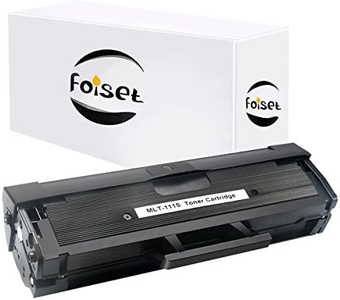 Foiset Replacement for Samsung 111S MLT-D111S ( 1 Black ) Compatible with Samsung Xpress M2020W SL-M2020W SL-M2070W SL-M2070FW Printer
