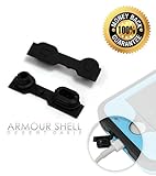 Two Waterproof Cell Phone Case Rubber Covers for Headphone & Charging Port for Armour Shell iPhone 5c Phone Cases