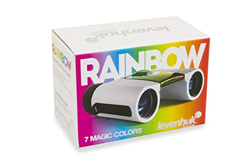 Levenhuk Rainbow 8x25 Blue Wave Binoculars for Traveling, Hiking, Bird Watching, Theater and Sport Events, Ideal for Kids and Adults (Ultra Lightweight - 9.88 oz)
