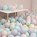 100 Pcs 10 Inches Candy Assorted Colors Macaron balloons for Party Decoration (Multicolor)