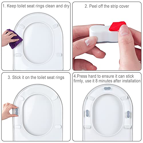 Bidet Toilet Seat Bumpers, Universal Toilet Seat Buffer,Toilet Lid