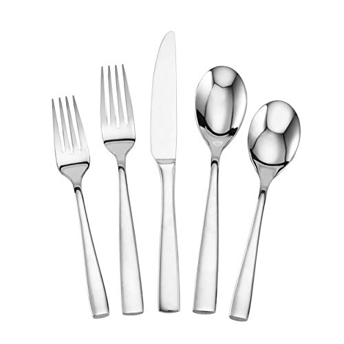 Mikasa 5084358 Delano 20-Piece Stainless Steel Flatware Set, Service for 4