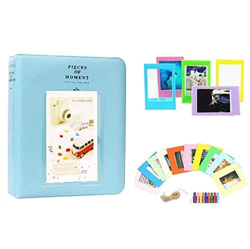 Diverse Bundle Set Accessories for Fujifilm Instax Mini Camera, HP Sprocket Portable Photo Printer, Album & Frame