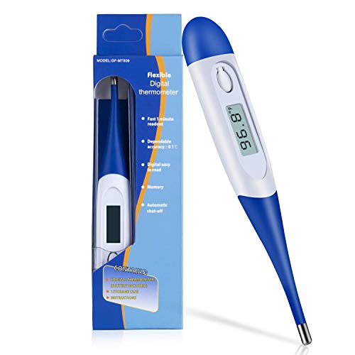 MOMSIV Oral Thermometer for Adults Thermometer for Fever Oral Underarm Rectal Temperature