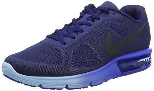 Nike Men Air Max Sequent Running Shoes (10 D(M) US, Loyal Blue/dark Obsidian/hyper Cobalt)