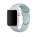 Zyra Sport Band for Apple Watch 38mm S/M, Soft Silicone Strap Replacement iWatch Bands for Apple Watch Sport, Series 2, Series 1 Turquoise