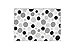 Ritz Polka Dot Reversible Absorbent Microfiber Dish Drying Mat, 21-inch by 14-inch, Pebble