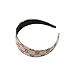 It's Headband Handmade 1.5 inch Wide Headband Black Suede Inner, Hairband for Women