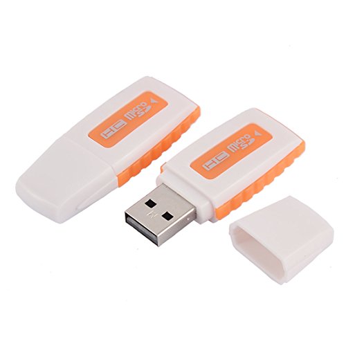 uxcell-USB-Micro-SD-Trans-Flash-Memory-Card-Reader-White-Orange-2-Pcs