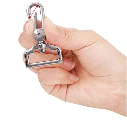 Swivel Lobster Clasps Clips Lanyard Snap Hook and Metal D Ring Semi-Circular D Ring for Handbag Bags Cat Dog Collar Buckles Ring Hand DIY Accessories Hardware Craft