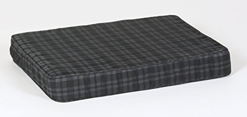grey dog mattress