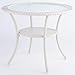 BrylaneHome Outdoor Roma All Weather Round Resin Wicker Bistro Table Patio Furniture Yard - 29