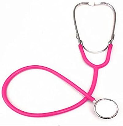 Pro Single Head Stethoscope for Doctor Nurse Vet - Pink, 8 Colors Available