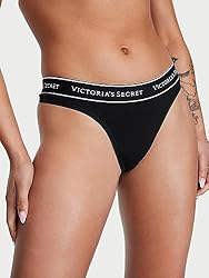 Victoria's Secret Cotton Logo Thong Panty