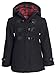 Pink Platinum Girl Wool Blend Plaid Lined Hooded Winter Toggle Dress Coat Jacket