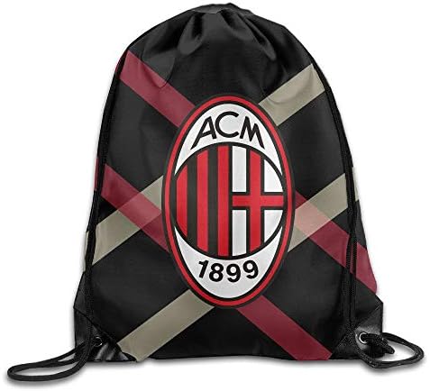 GONIESA Serie Milan Ac Logo Drawstring Backpack Sack Bag