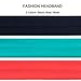 Sports Headbands for Women, Silicone Non slip Yoga Sweatbands, Stretchy Running Wicking Head Sweat Band Set, Elastic Exercise Workout Indoor Fitness Tennis Gym
