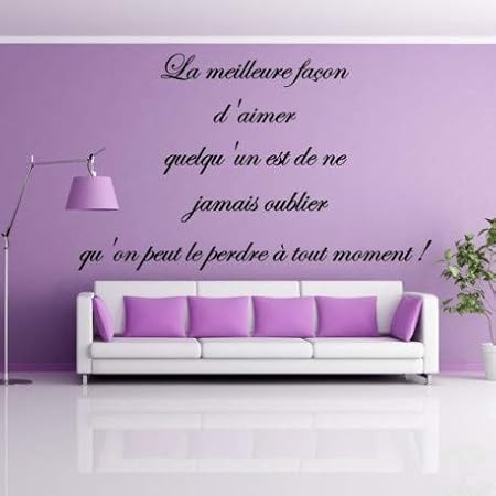 Citation Texte La Meilleure Facon D Aimer Quelqu Un Est De Ne Jamais Oublier Qu On Peut Le Perdre A Tout Moment Amazon Fr Cuisine Maison