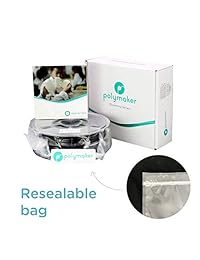PolyLite   Filamento para impresora 3D, filamento PLA de 1,75 mm, 1 Kg (2,2 libras), color blanco