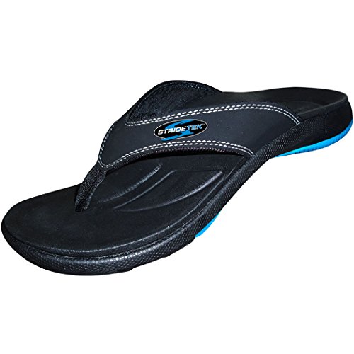 Stridetek Flipthotics Orthotic Sandals Arch Support, Metatarsal Riser