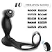 3-in-1 Vibrating Prostate Massager with Cock Ring and Ball Loop, 7 Vibration Modes Wireless Remote Control Prostate Stimulator Male G Spot Vibrator Anal Sex Toys for Men Women Couples