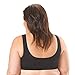 Womens Genie Bra Seamless 3-Pack - Neutral Color Comfort Sports Bras - Set of 3 Black, White, Beige Bras - Large