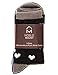 Noble Mount Women's Soft Anti-Skid Micro-Plush Winter Crew Socks