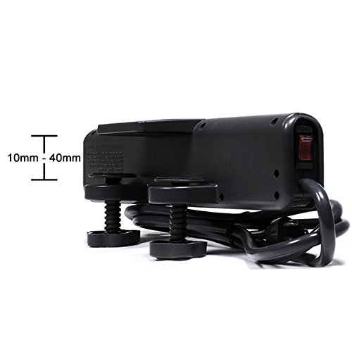 image for LavoHome Clamp on 6 Outlet 6FT POWER STRIP WITH 2 USB CHARGER & SCREW-