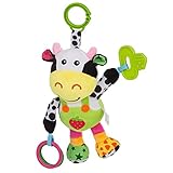 NUOLUX Infant Baby Soft Toys Cute Plush Cow for Pushchair Pram Car Seat Stroller