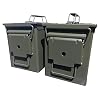 Two-Pack-Mil-Spec-50-Cal-M2A1-Ammo-Cans-NEW