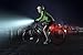 HCLIFE Bike Light - USB Rechargeable LED Bicycle Lights Front and Back Night Safety Waterproof Cycling Headlight for Road and Mountain