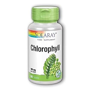 Solaray Chlorophyll 100mg, 60 Veg Tablets