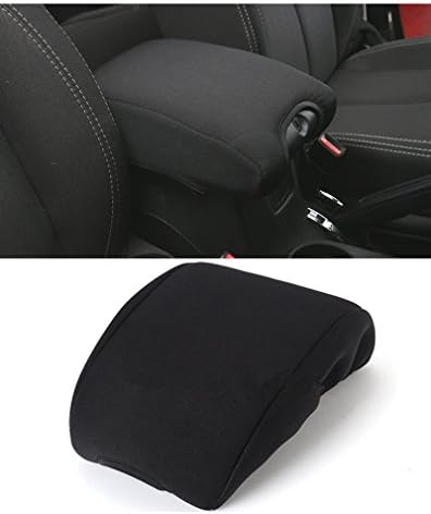 Jenaka Neoprene Center Console Armrest Pad Cover for Jeep Wrangler Jk Sahara Sport Rubicon Unlimited X X-s Mountain Islander Wilys Wheeler Polar Freedom 2011-2016