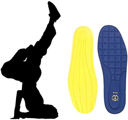 Thick Memory Foam Shoes Insert with Arch Support - Premium Cushioning Orthopedic Shoe Insoles for Heel Pain & Plantar Fasciitis, Running, Hiking, Working Men & Women (Blue Size 11)