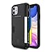 PATCHWORKS [2019] for iPhone 11, Military Grade Certified Anti-Slip Dual Layer Protection Impact Resistant Up to 3 Cards Slot [Level Wallet Series], Black primary