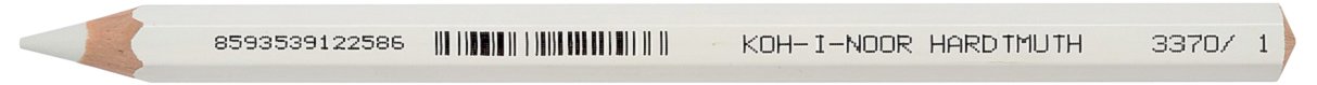 KOH-I-NOOR 3720 Aquarell Coloured Pencil - Titanium White (Box of 12)
